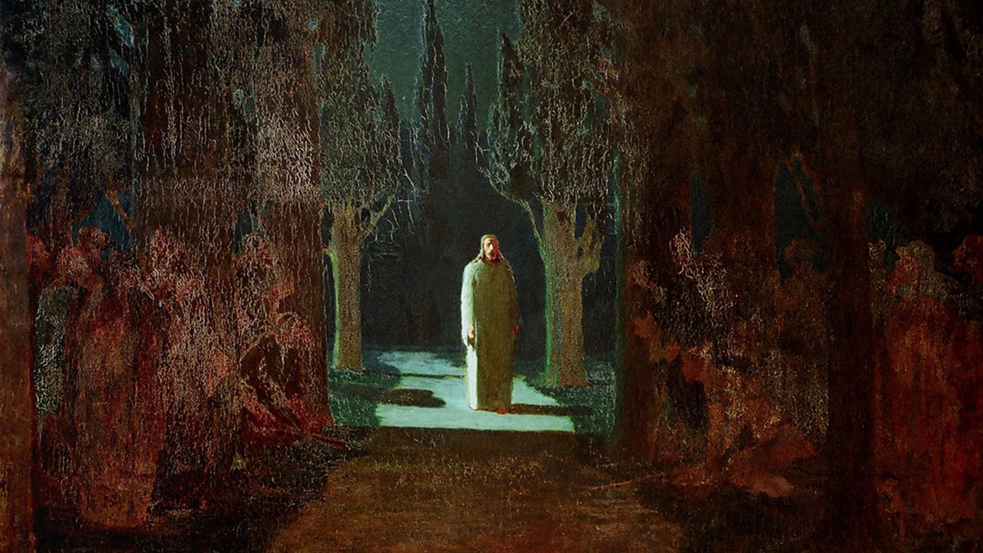 Christ in the Gethsemane Garden by Arkhip Kuindzhi