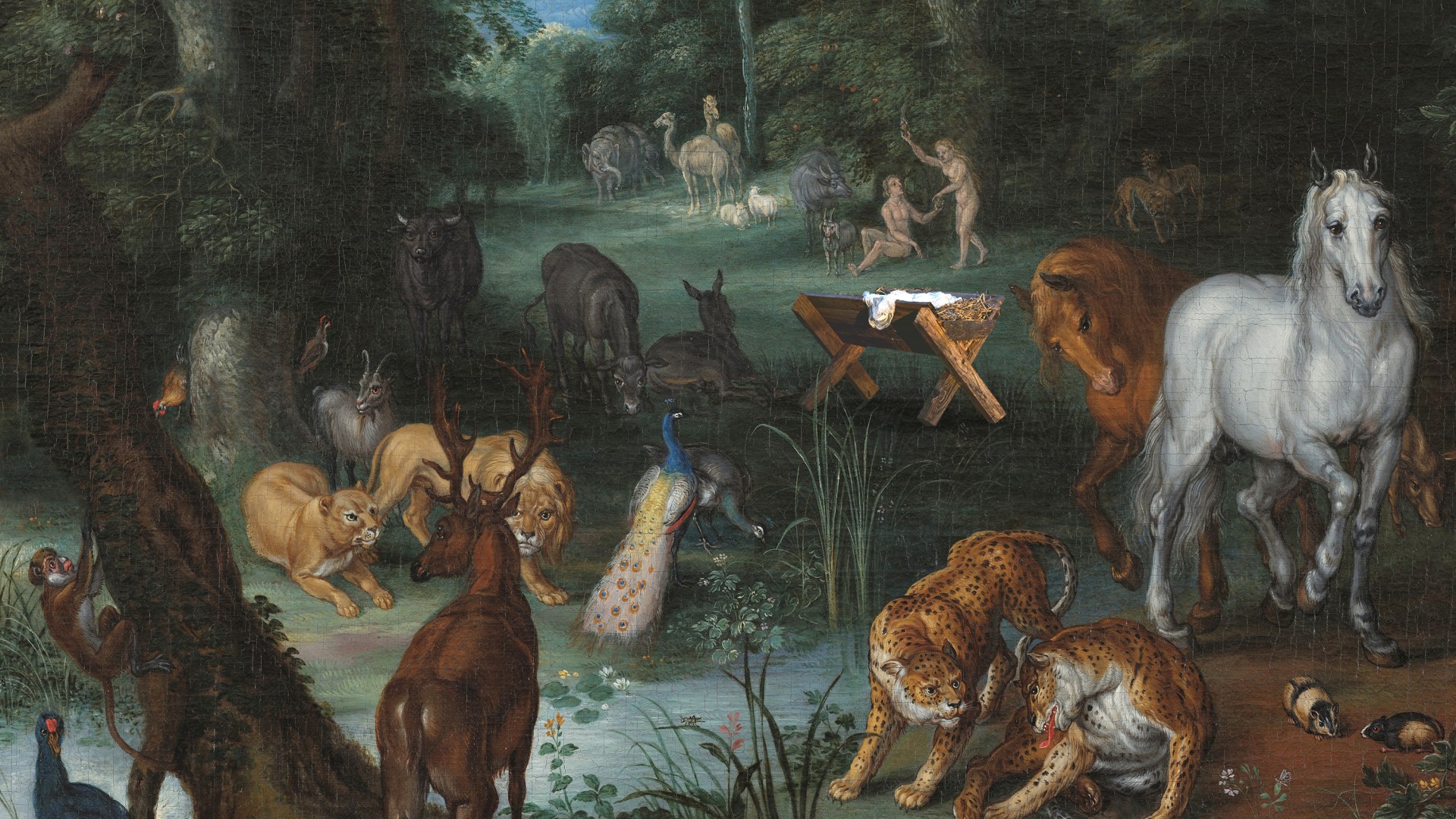 A manger in the Garden of Eden